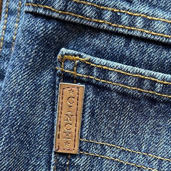Cinch Jeans men’s 36x30 Blue Waist laying Flat: 18” Inseam laying flat: 31” - Picture 4 of 8